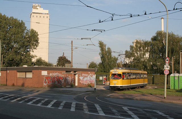 Endhaltestelle Rheinhafen, Linn, Krefeld