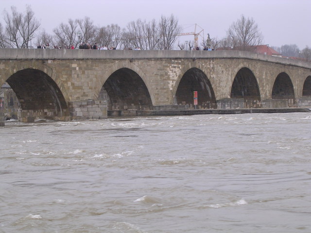Bridge over the River Danube at Regensburg