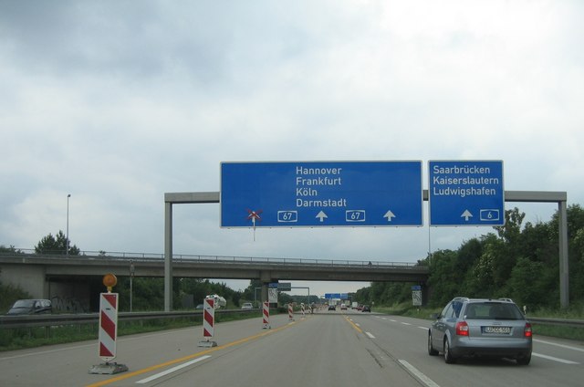 Straßenbau - A67 (Road works - A67)