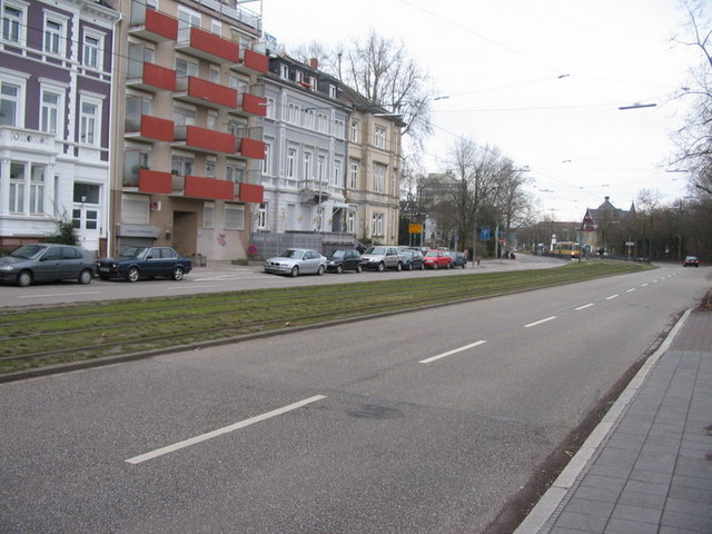 Ettlinger Straße beim Vierordtbad