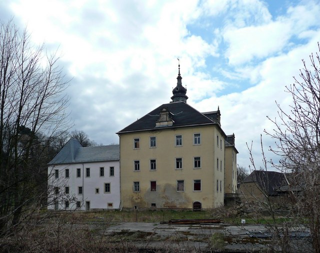 Dürrröhrsdorf-Dittersbach: Blick auf Schloss Dittersbach