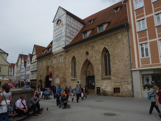 Reutlingen: Spitalkirche und Durchgang zum Spitalhof