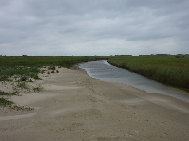 Wasserlauf im Osten Langeoogs