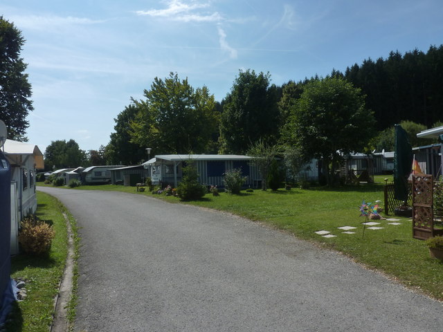 Campingplatz beim Lechstausee Urspring