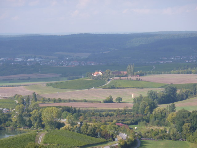 Blick von Löwenstein zum Beckershof