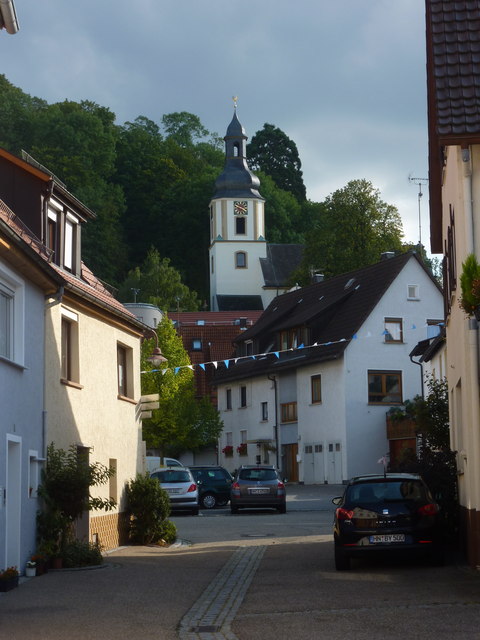 Löwenstein: Blick zur Kirche
