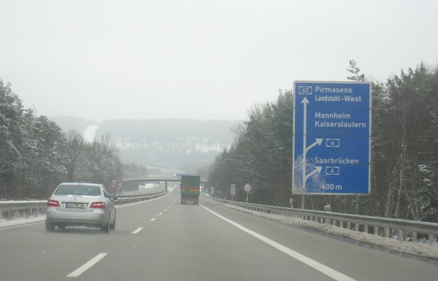 A62 - Kreuz 10, Landstuhl-West (400m)