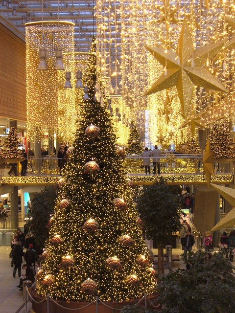 Potsdamer-Platz-Arkaden - Weihnachtsbaum (Potsdamer Platz Arcades - Christmas Tree)