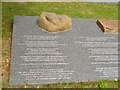UUU7206 : Potsdam - Hiroshima-Nagasaki-Gedenktafel (Hiroshima Nagasaki Memorial Plaque) von Colin Smith
