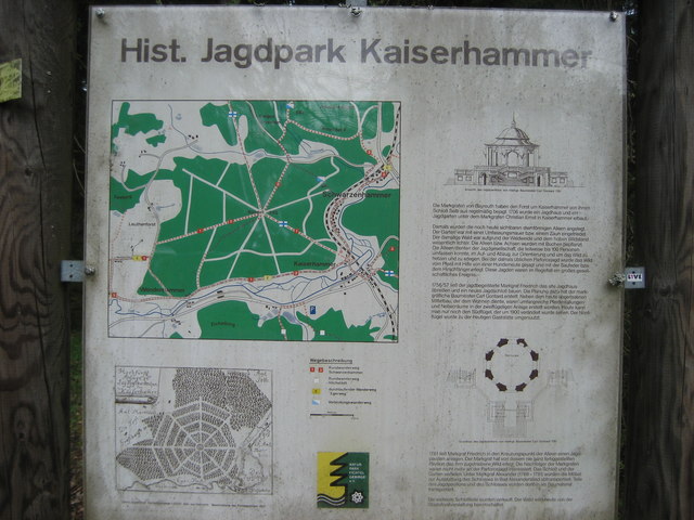 Kaiserhammer im Fichtelgebirge, Informationstafel  Rondell