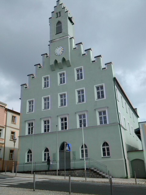 Ehemaliges Rathaus und Amtsgericht in Grafenau, heute Nationalparkverwaltung