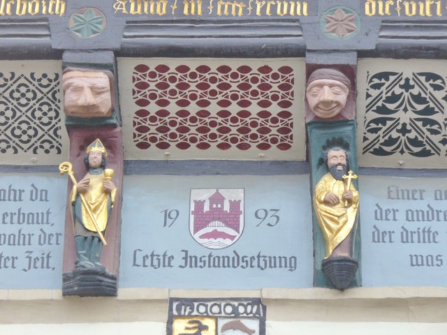 Wernigerode - Rathausfiguren (Town Hall Carved Figures)