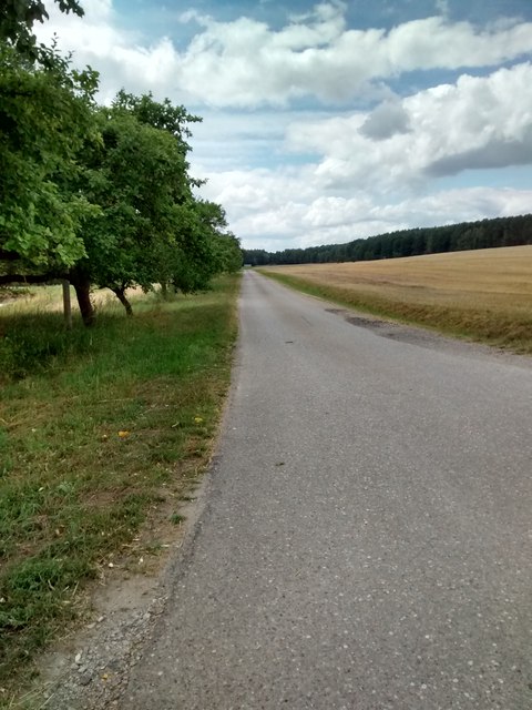 Nebenstraße von Oberreichenbach  nach Kästel