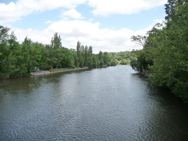 River Saale at Weissenfels