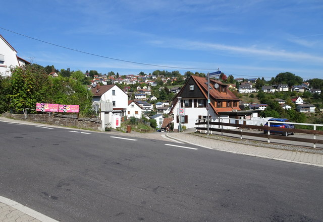 Wilhelmsfeld: Johann-Wilhelm-Straße Einmündung Silbergasse