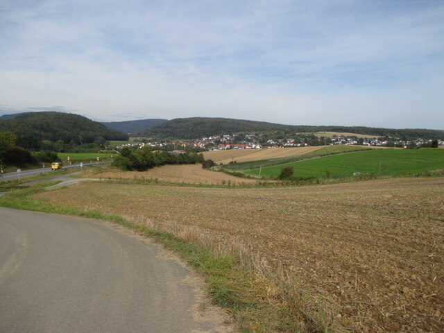 Blick vom Krähberg in Richtung Wiesenbach