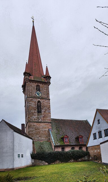Die Kirche St. Johannis in Fürth-Burgfarrnbach