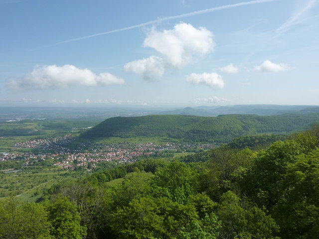 Blick vom Roßberg nach Nordosten