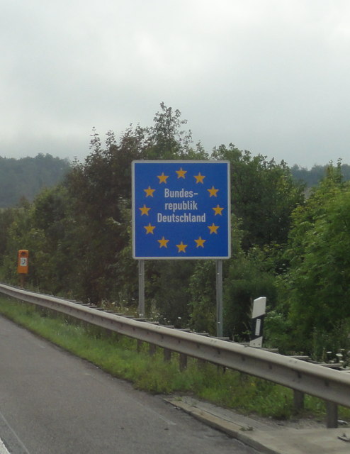 Grenze Luxemburg - Deutschland (Luxembourg - German Border)