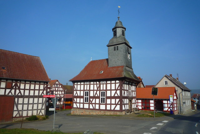Fachwerkkirche in Allna