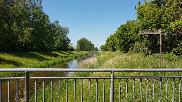 Der Hemmelsbäker Kanal bei Wüsting