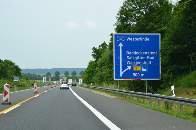 A39 Ausfahrt Baddeckenstedt 500m