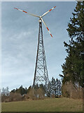 Gittermastturm, Windturbine auf dem Engelsberg