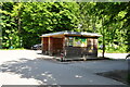 UNV2710 : Korb: Informationspavillon am Wanderparkplatz Hanweiler Sattel von Andreas Gmelin-Rewiako
