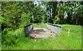 UMV6471 : Fur den Durchgang gesperrte Brücke am Leimbach von Harald Sogl