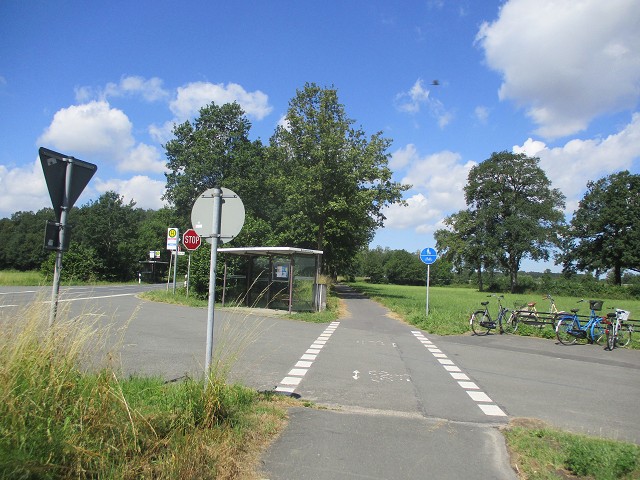 Münster, Radweg am Rüschhausweg