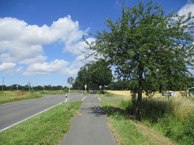 Münster, Radweg am Rüschhausweg