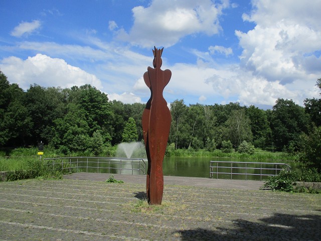 Dortmund, Skulptur im Fredenbaumpark