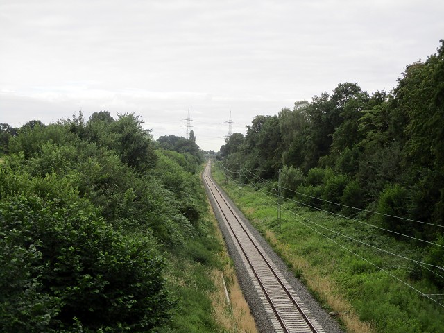 Marl, Bahnstrecke Richtung Gelsenkirchen